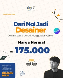 Dari Nol Jadi Desainer – Canva Basic Class